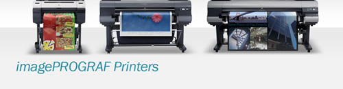 Canon large-format inkjet printers